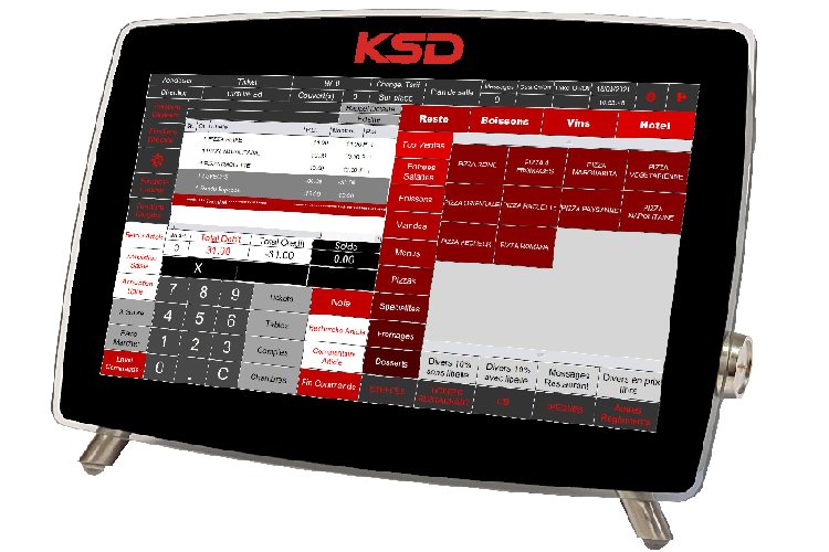 Caisse tactile fiscale KSD LMCW 12